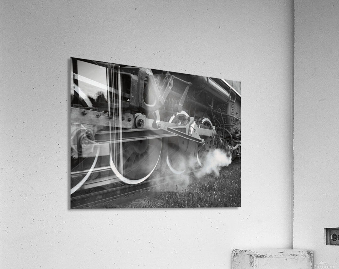 Smoky Wheels Acrylic Print