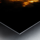 Burning Cars Metal print