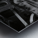 Smoky Wheels Metal print