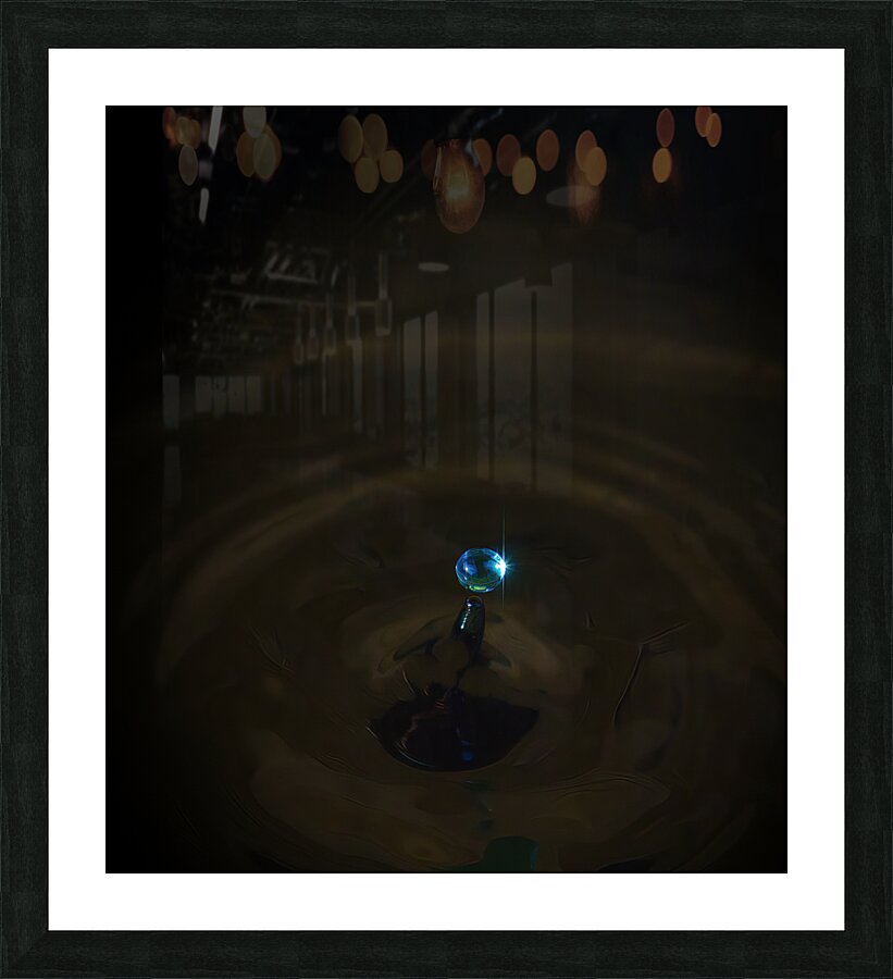 Water Star Picture Frame print